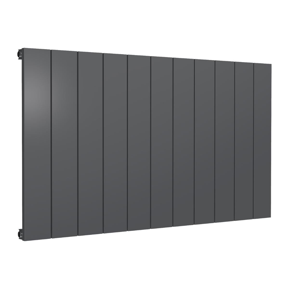 Reina Casina Horizontal Single Panel Aluminium Radiator | 2 colours, 6 sizes