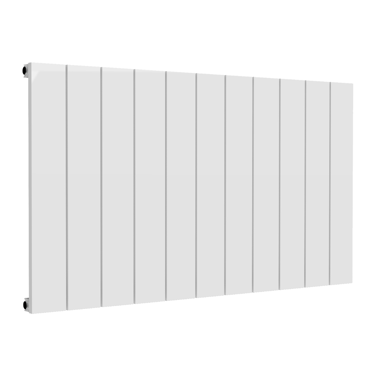 Reina Casina Horizontal Single Panel Aluminium Radiator | 2 colours, 6 sizes