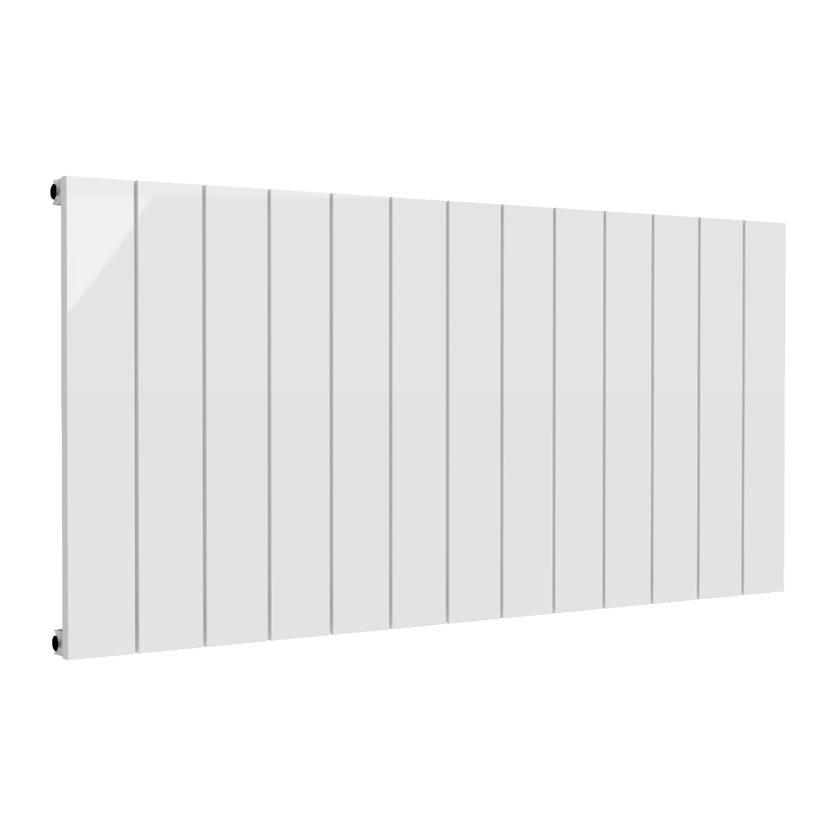 Reina Casina Horizontal Single Panel Aluminium Radiator | 2 colours, 6 sizes