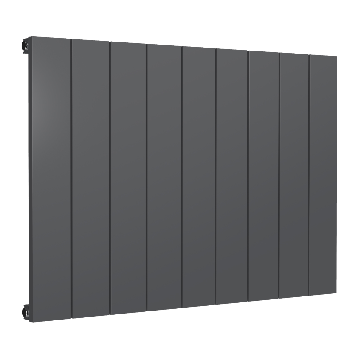 Reina Casina Horizontal Single Panel Aluminium Radiator | 2 colours, 6 sizes