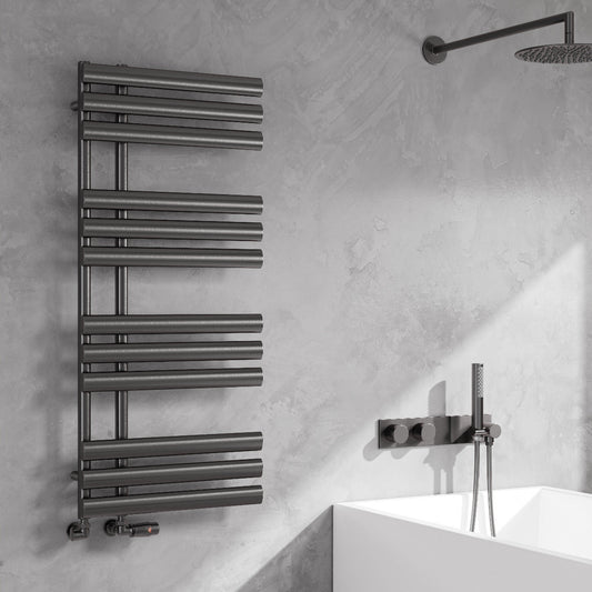 Reina Chisa Heated Steel Towel Rail in 1130H x 500W