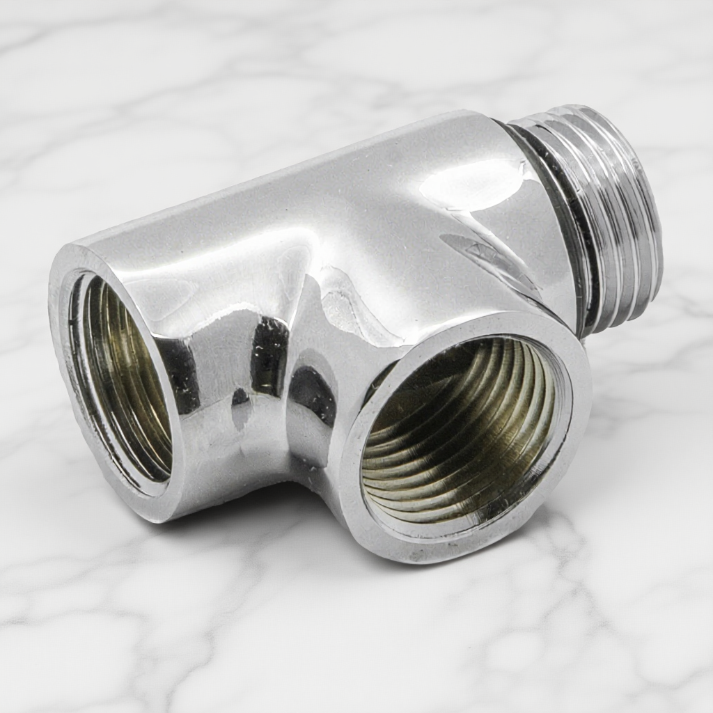 Reina Dual Fuel T-Piece Pipe Connector | 4 colours, 1 size