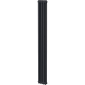 Ice Cold Spice Boston Vertical 2 Column Radiator in Black