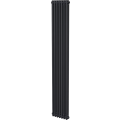 Ice Cold Spice Boston Vertical 2 Column Radiator in Black