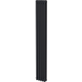 Ice Cold Spice Hudson Vertical 3 Column Radiator in Black