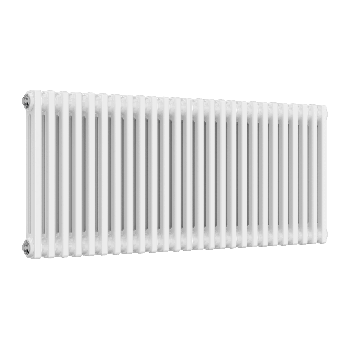 Reina Colona 2 Column Horizontal Radiator in White
