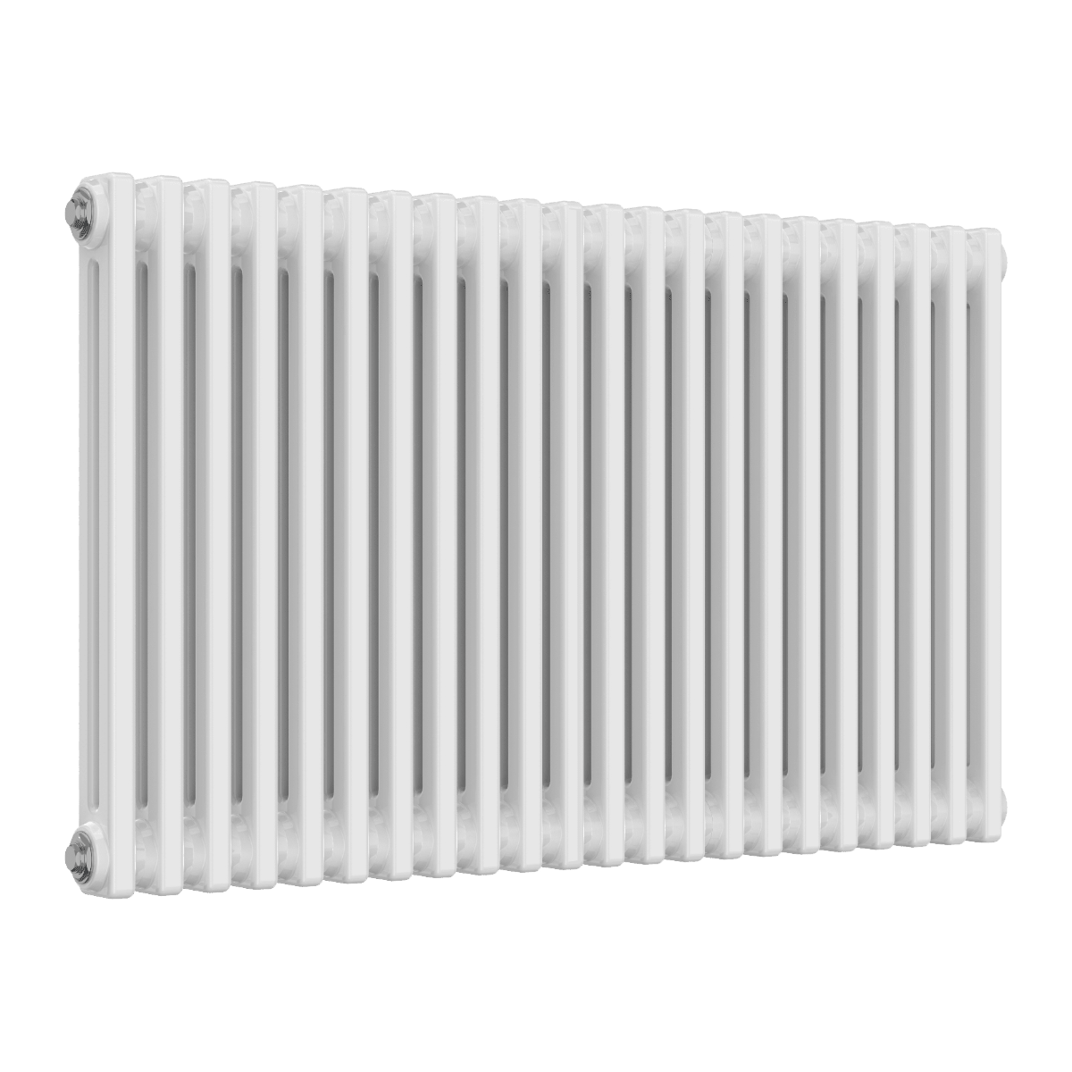 Reina Colona 2 Column Horizontal Radiator in White