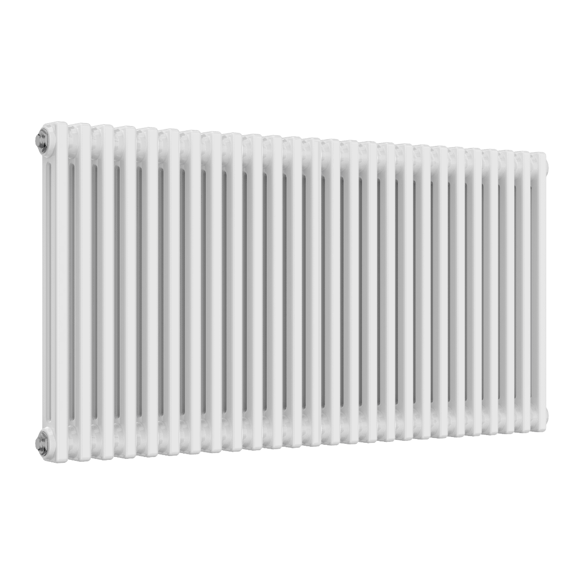 Reina Colona 2 Column Horizontal Radiator in White