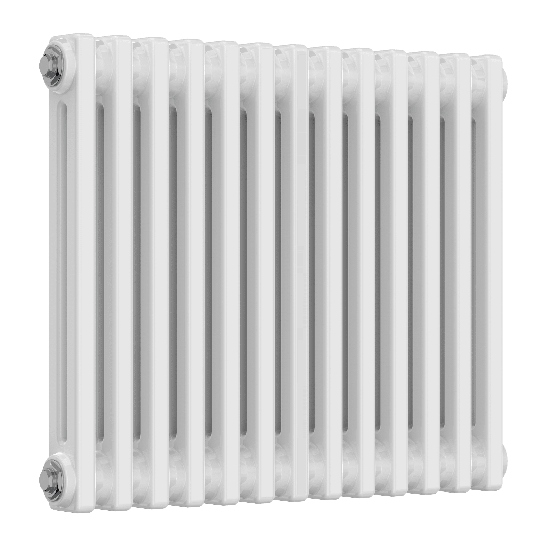Reina Colona 2 Column Horizontal Radiator in White