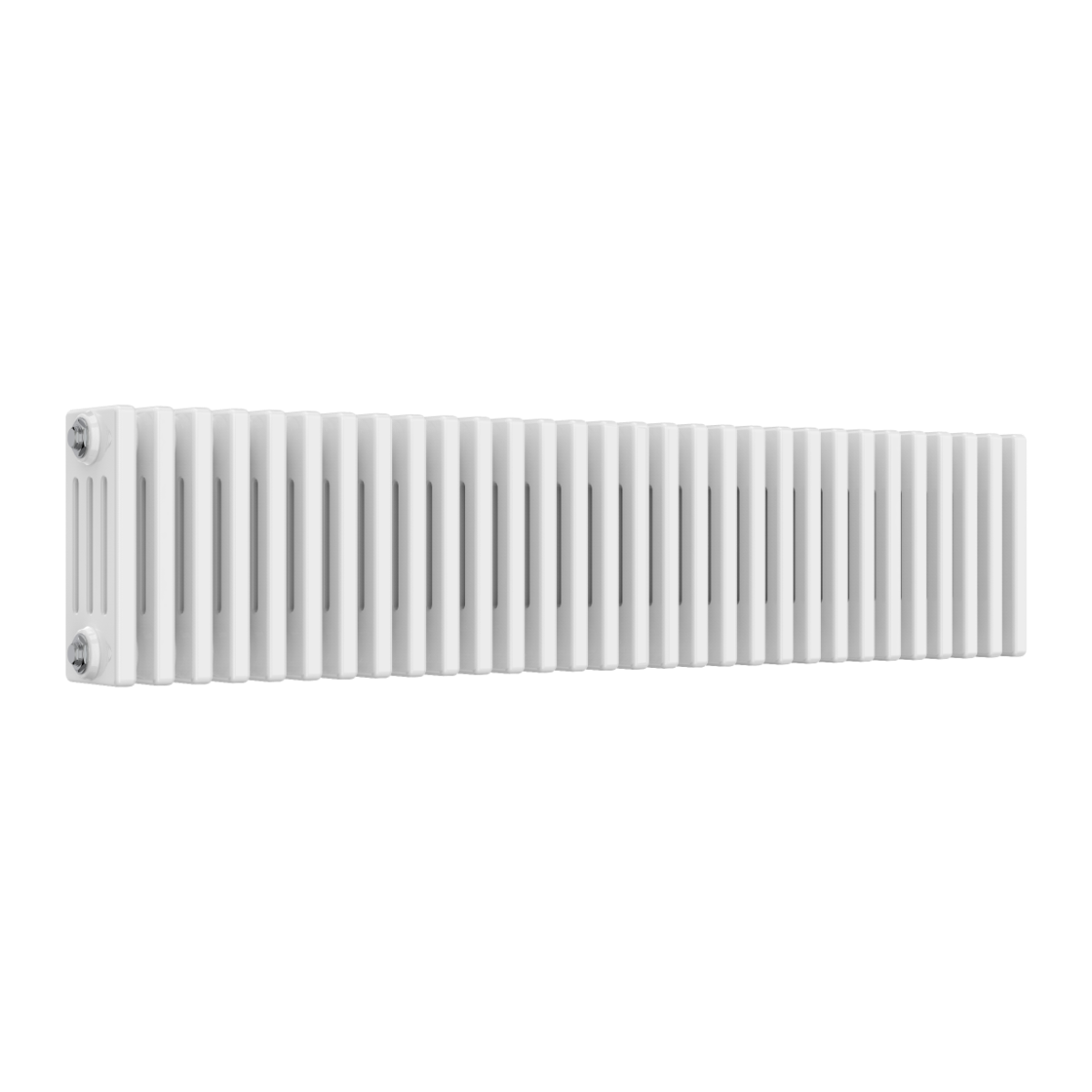 Reina Colona 4 Column Horizontal Steel Radiator in White | 13 sizes