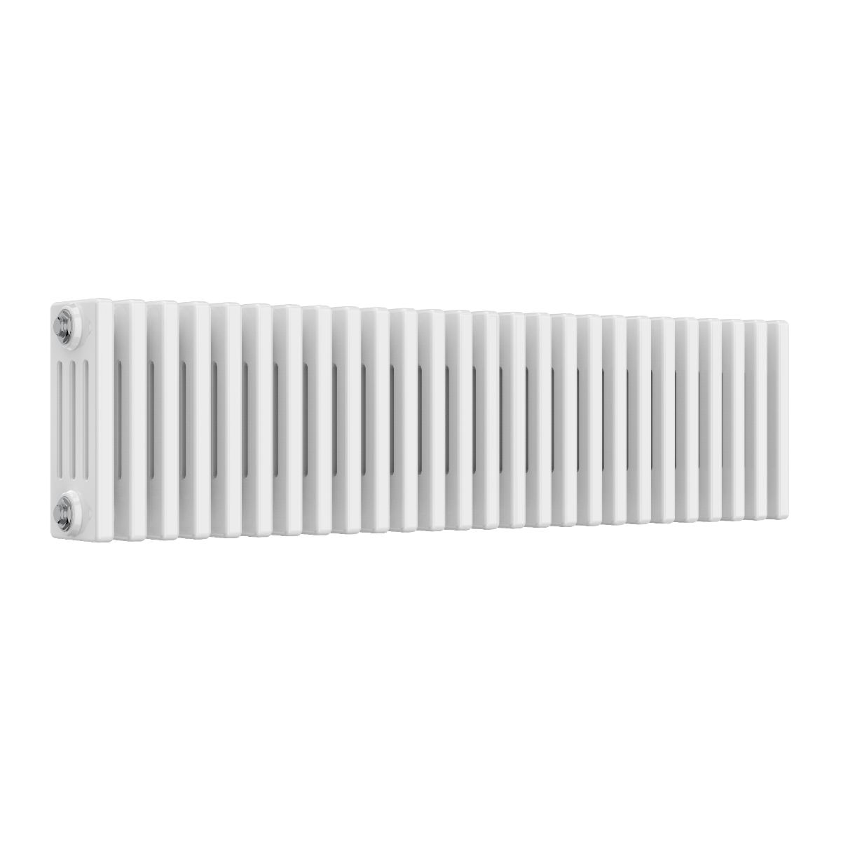 Reina Colona 4 Column Horizontal Steel Radiator in White | 13 sizes