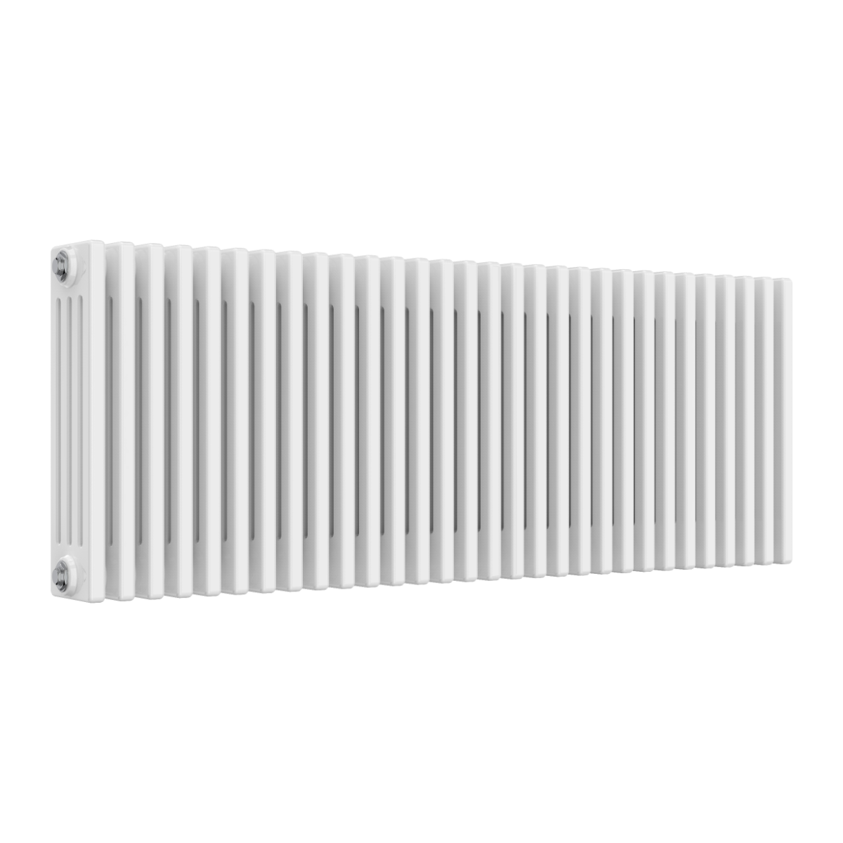 Reina Colona 4 Column Horizontal Steel Radiator in White | 13 sizes