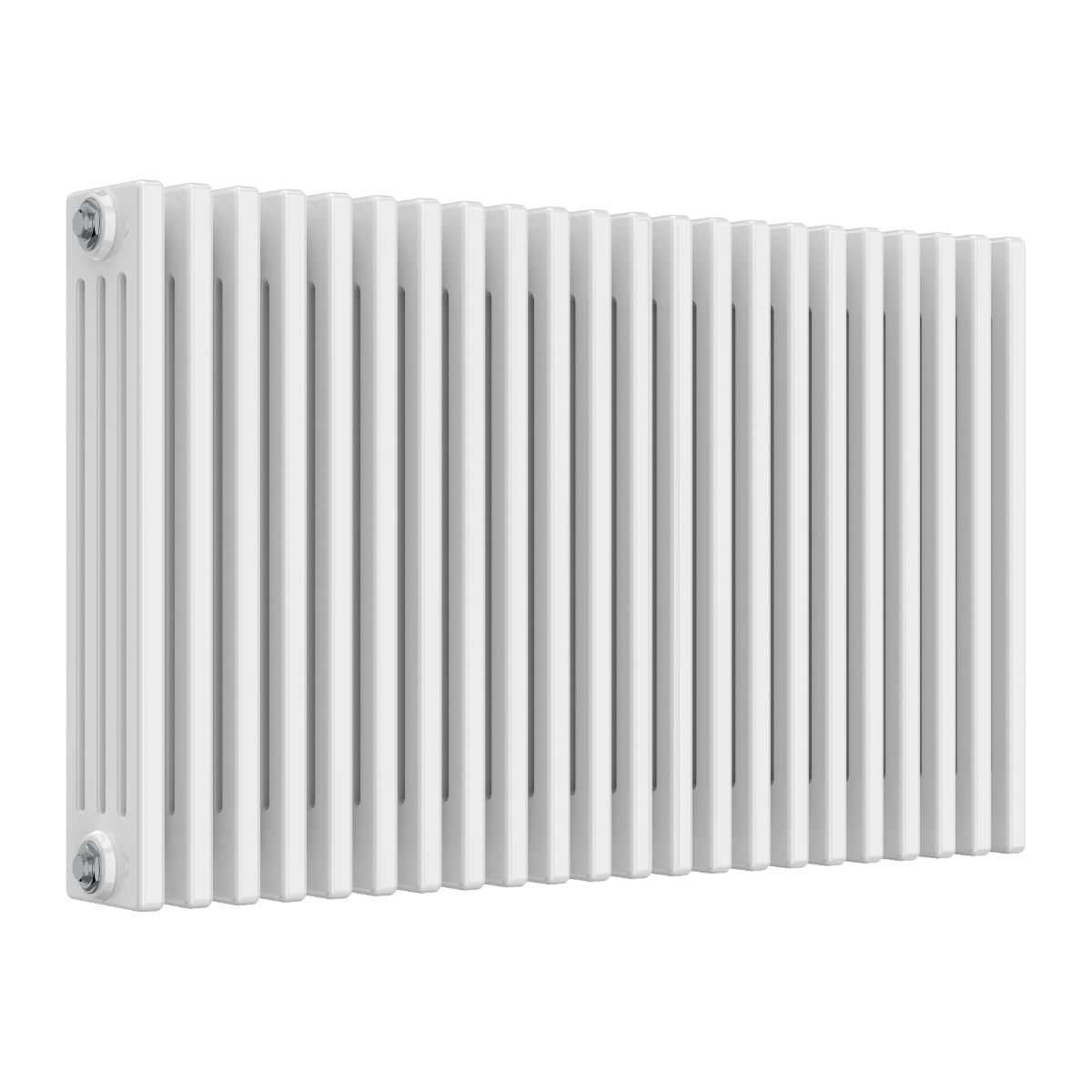 Reina Colona 4 Column Horizontal Steel Radiator in White | 13 sizes