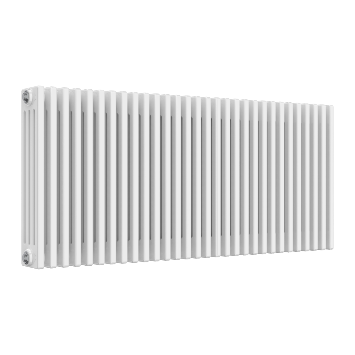 Reina Colona 4 Column Horizontal Steel Radiator in White | 13 sizes
