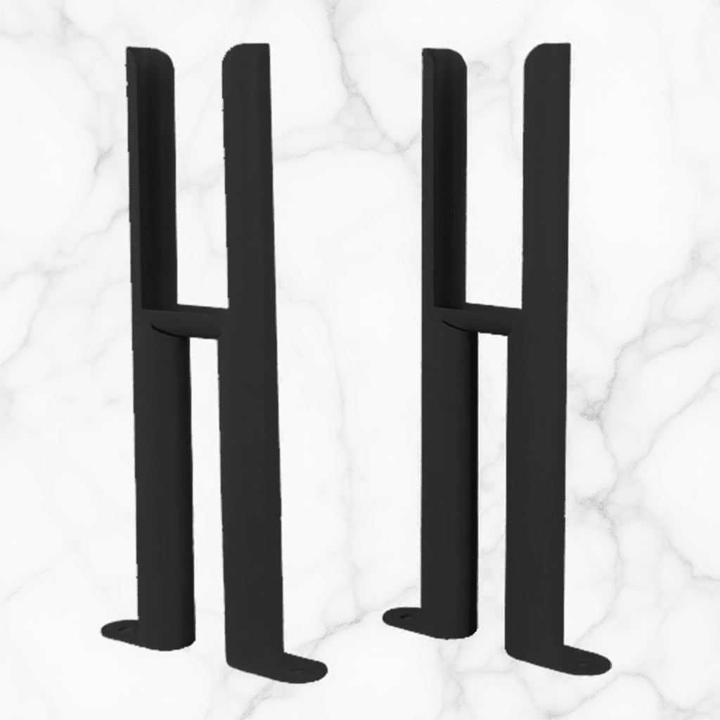 Reina Colona Feet in 2 Column Anthracite