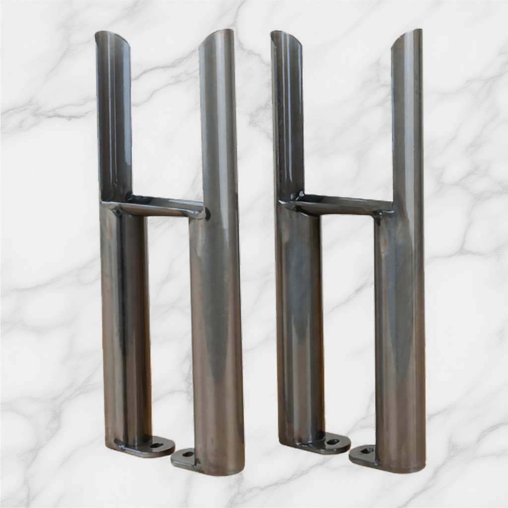 Reina Colona Feet in 2 Column Anthracite