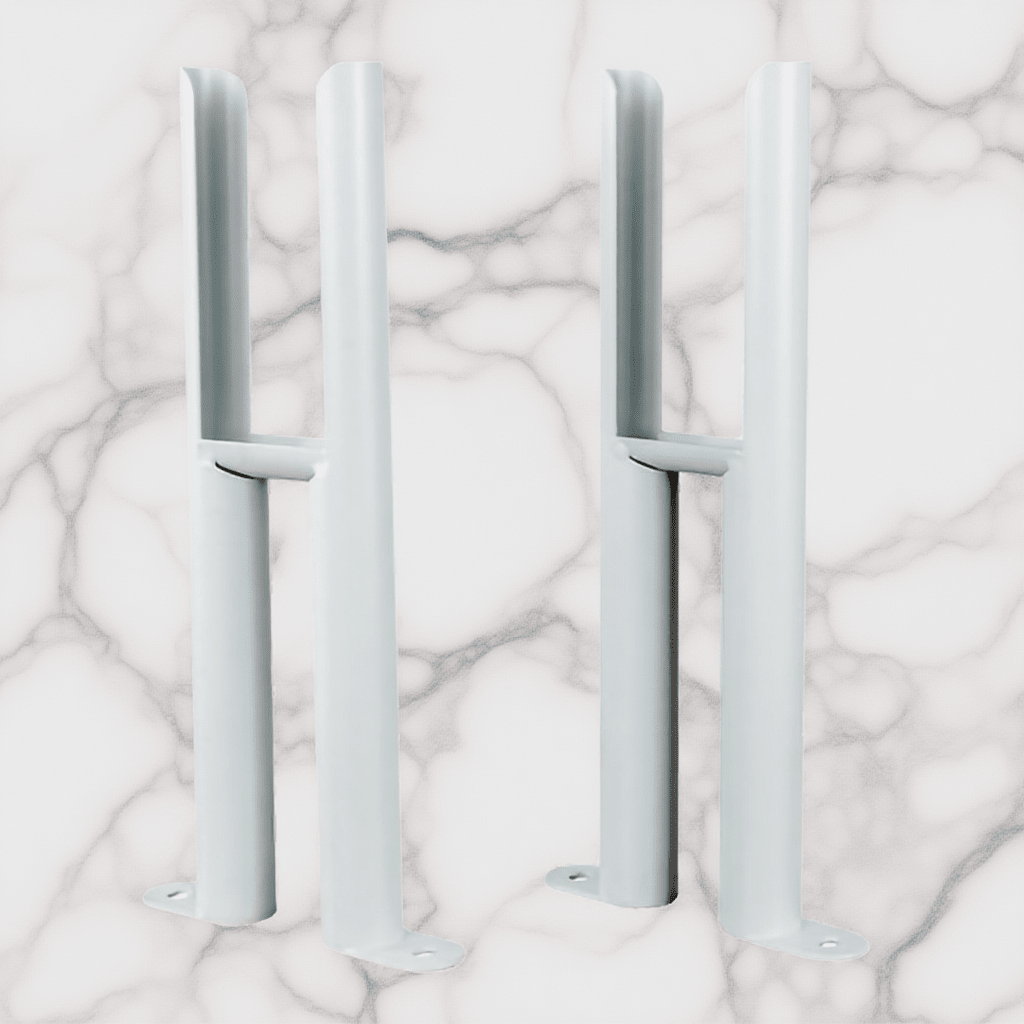 Reina Colona Feet in 2 Column Anthracite