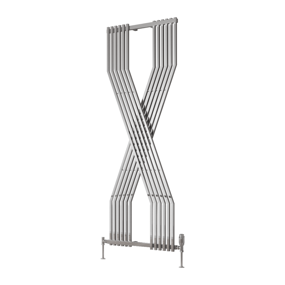Reina Coredo Vertical Modern Designer Radiator in Anthracite