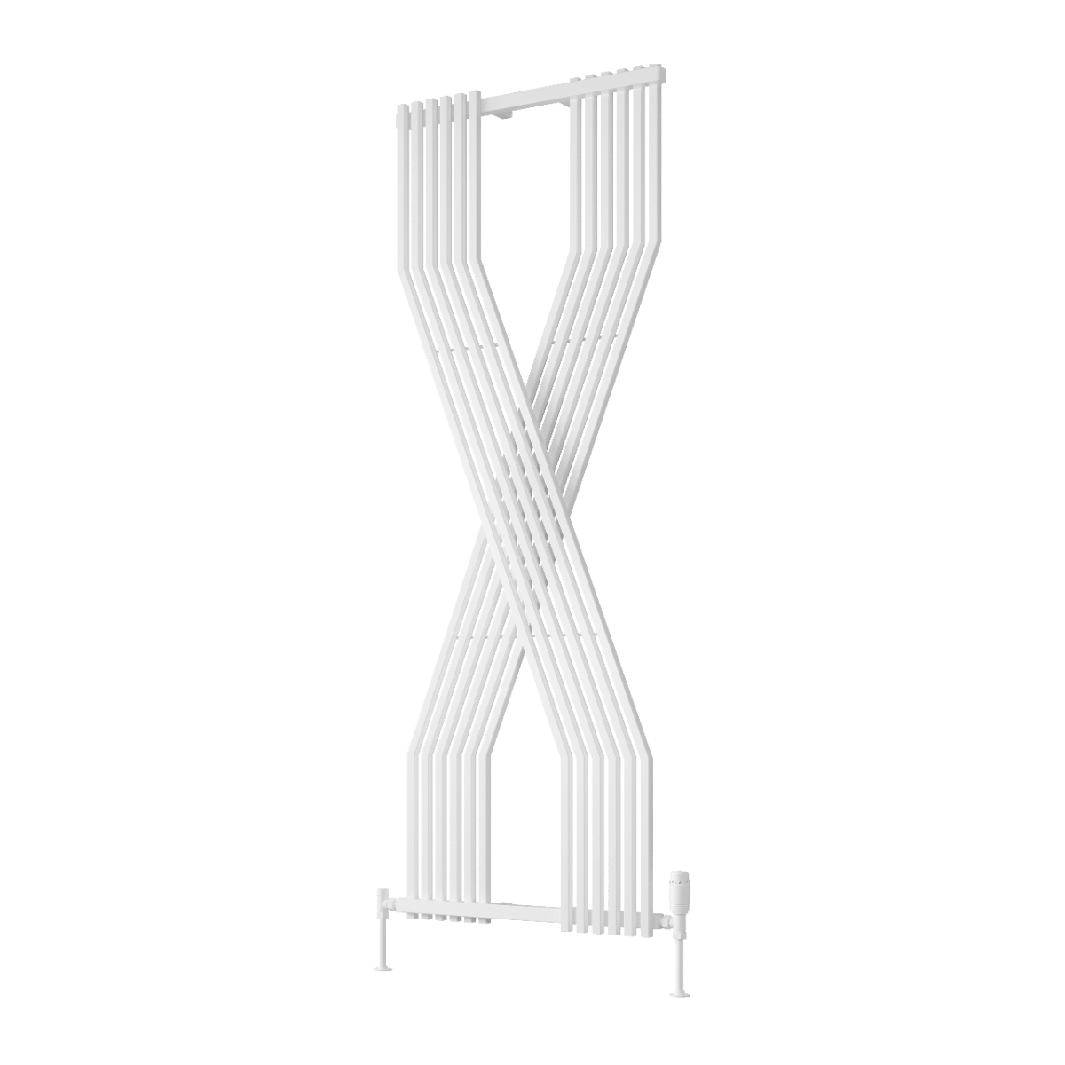 Reina Coredo Vertical Modern Designer Radiator in White