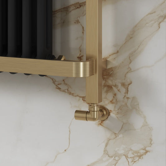 Reina Crova Corner Valves in Anthracite