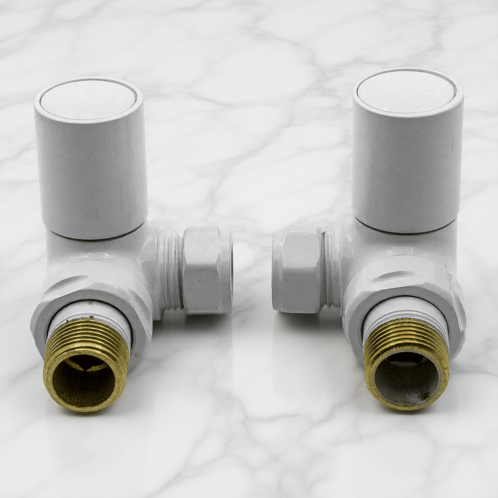 Reina Crova Corner Valves in Anthracite