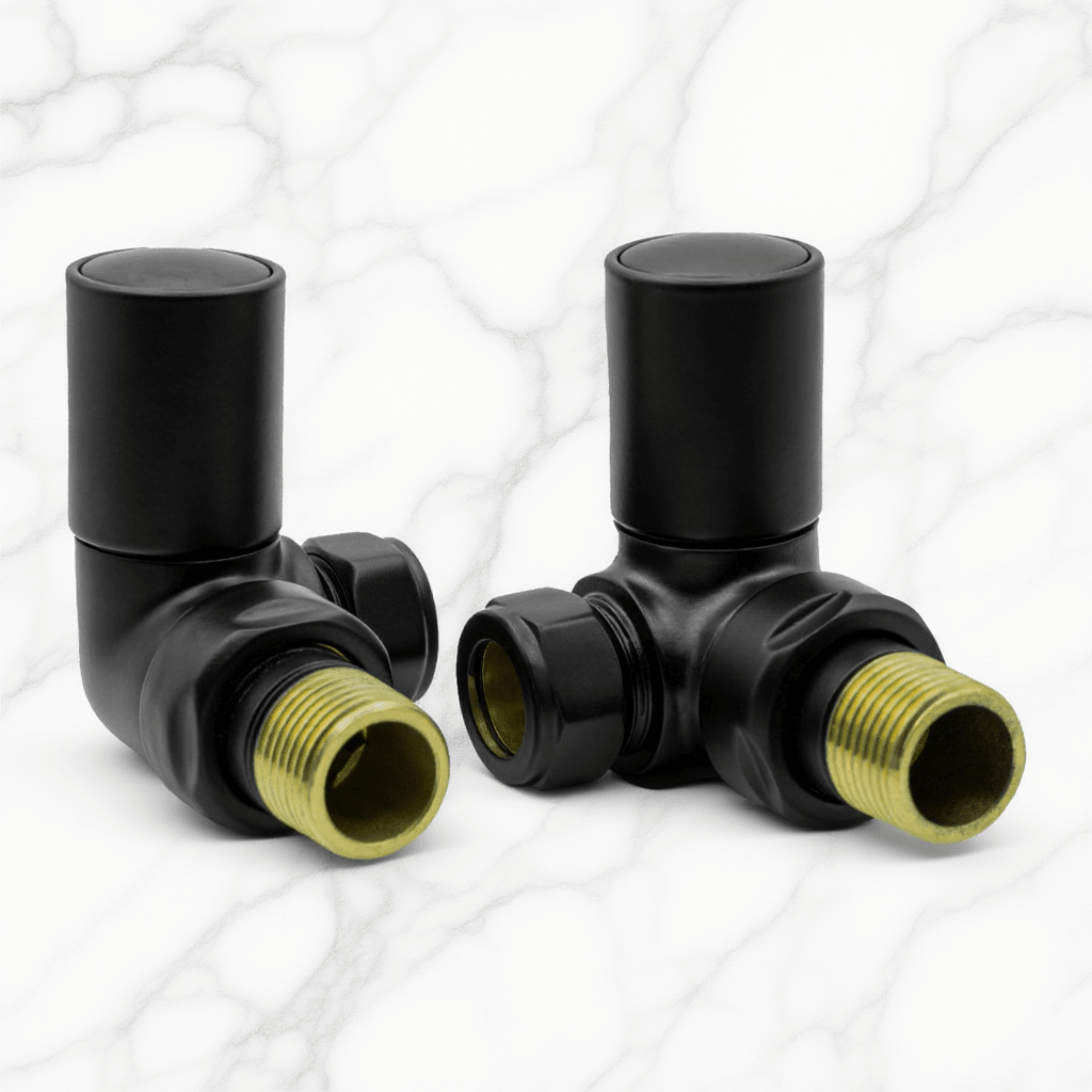Reina Crova Corner Valves in Black