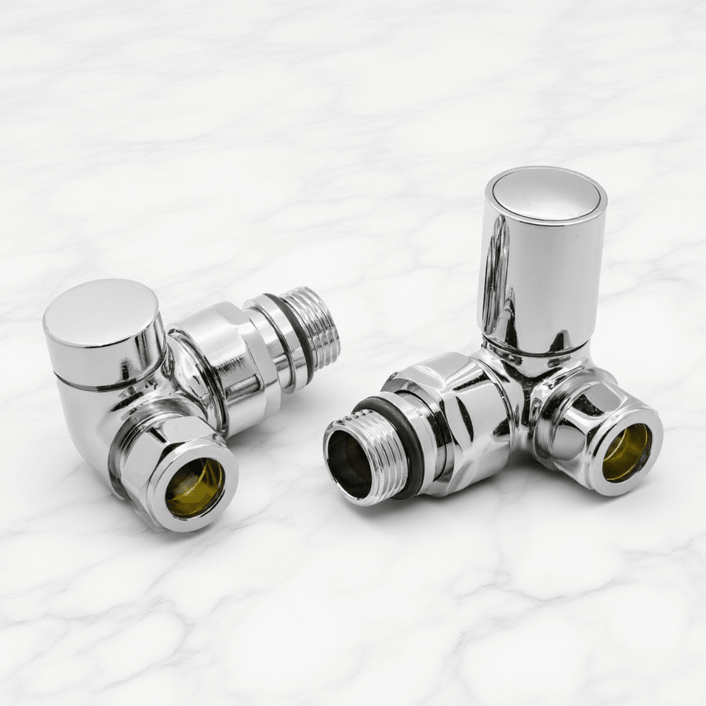 Reina Crova Corner Valves in Chrome