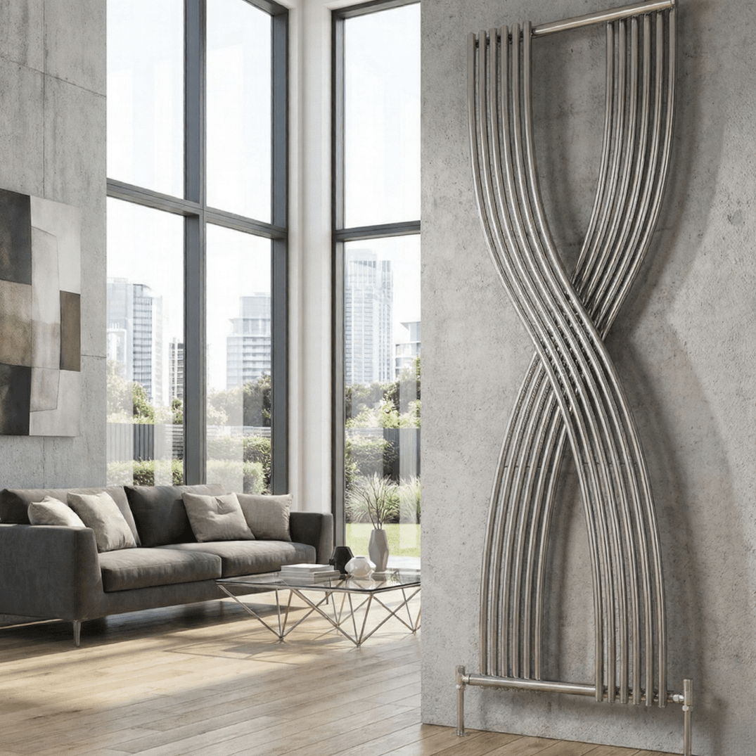 Reina Dimaro Vertical Modern Designer Radiator in 1760H x 620W