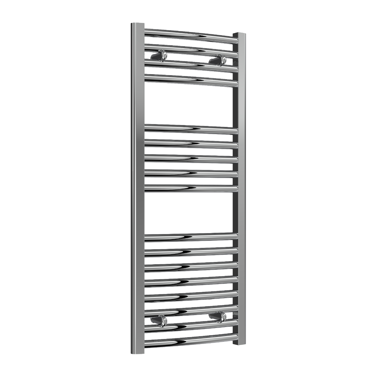 Reina Diva Curved Bathroom Ladder Steel Radiator in Chrome