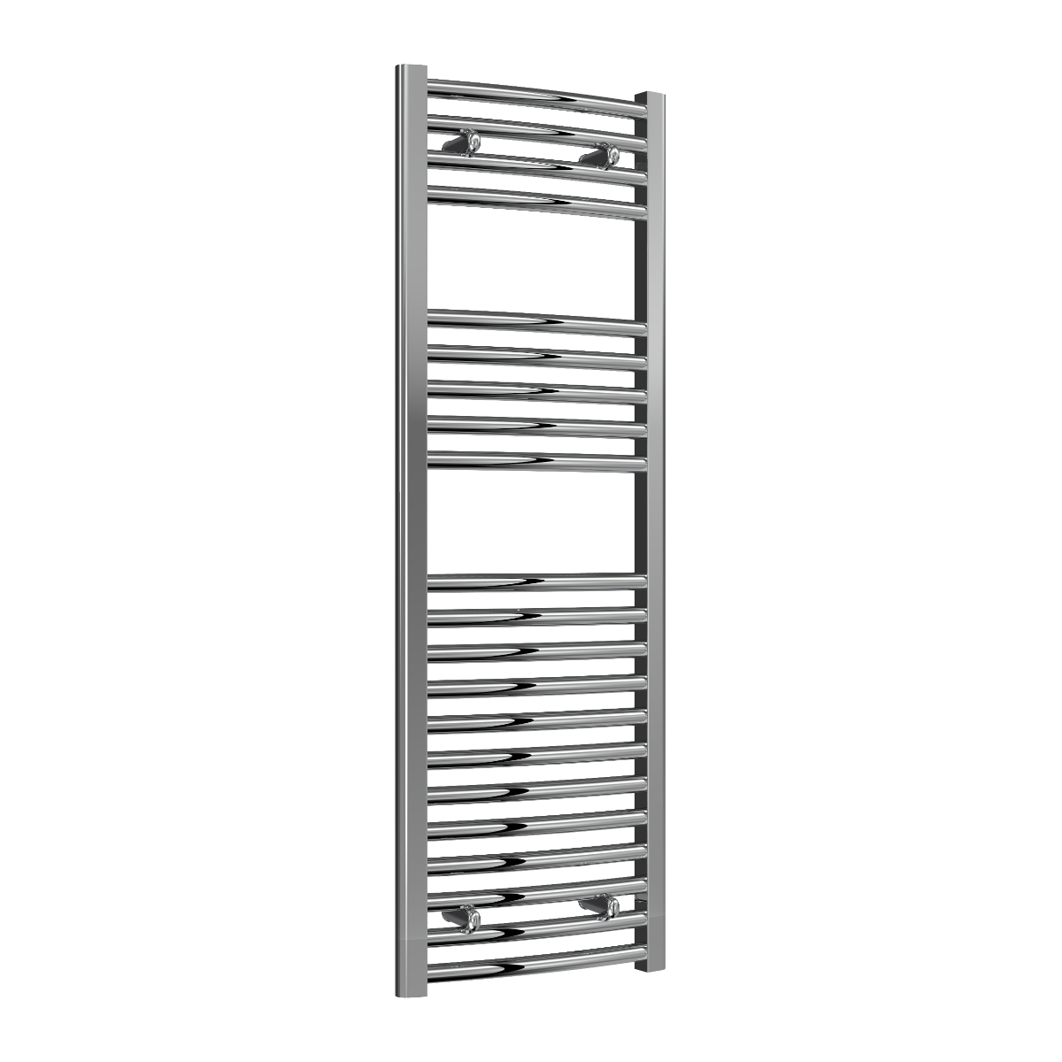 Reina Diva Curved Bathroom Ladder Steel Radiator in Chrome