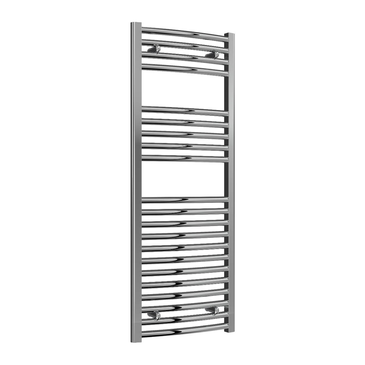 Reina Diva Curved Bathroom Ladder Steel Radiator in Chrome