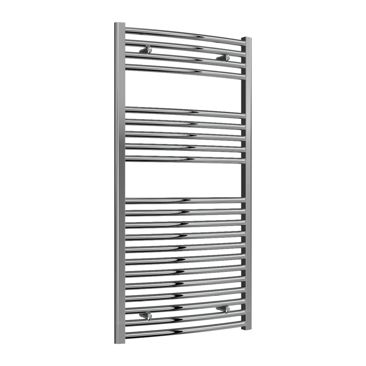 Reina Diva Curved Bathroom Ladder Steel Radiator in Chrome