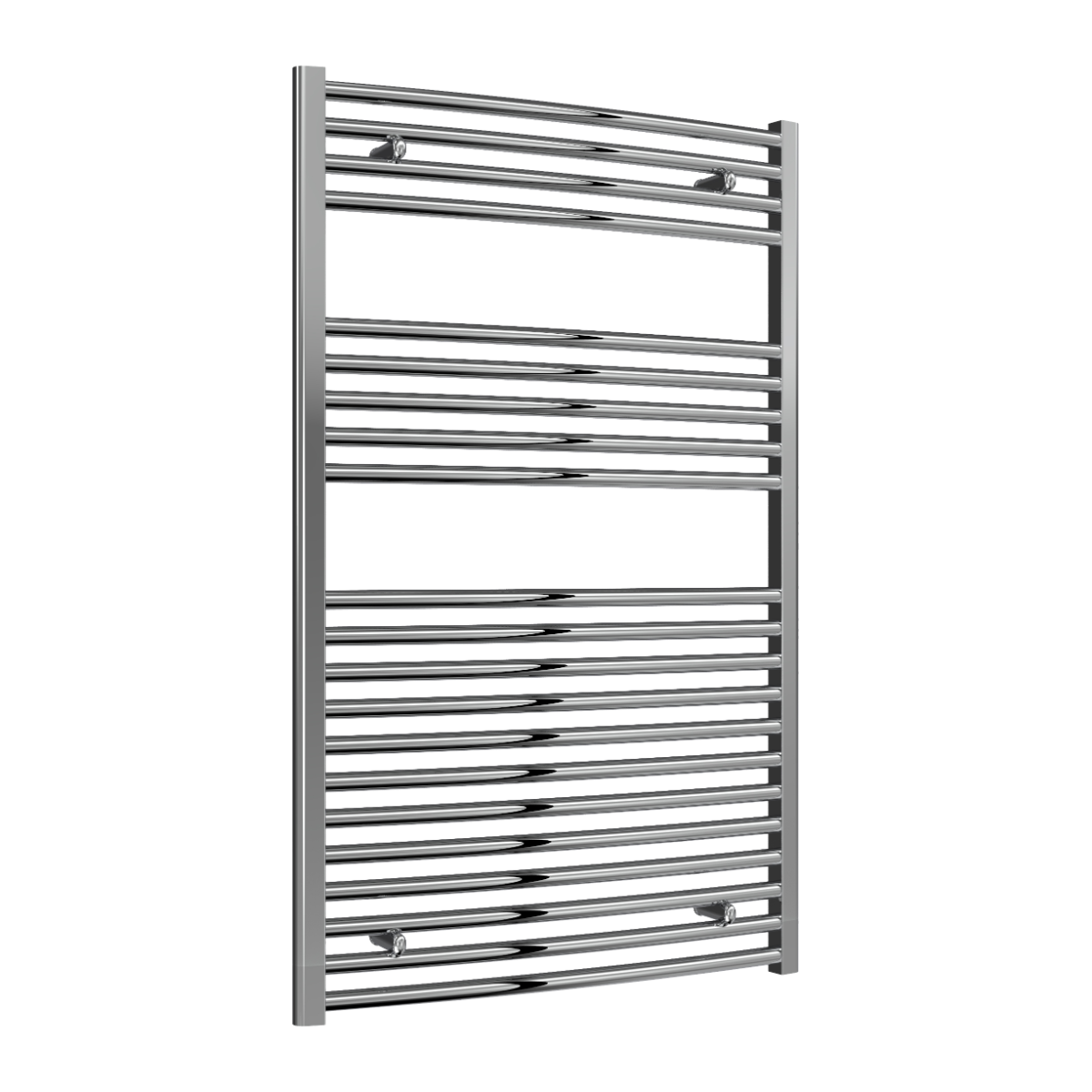 Reina Diva Curved Bathroom Ladder Electric Steel Radiator in Chrome