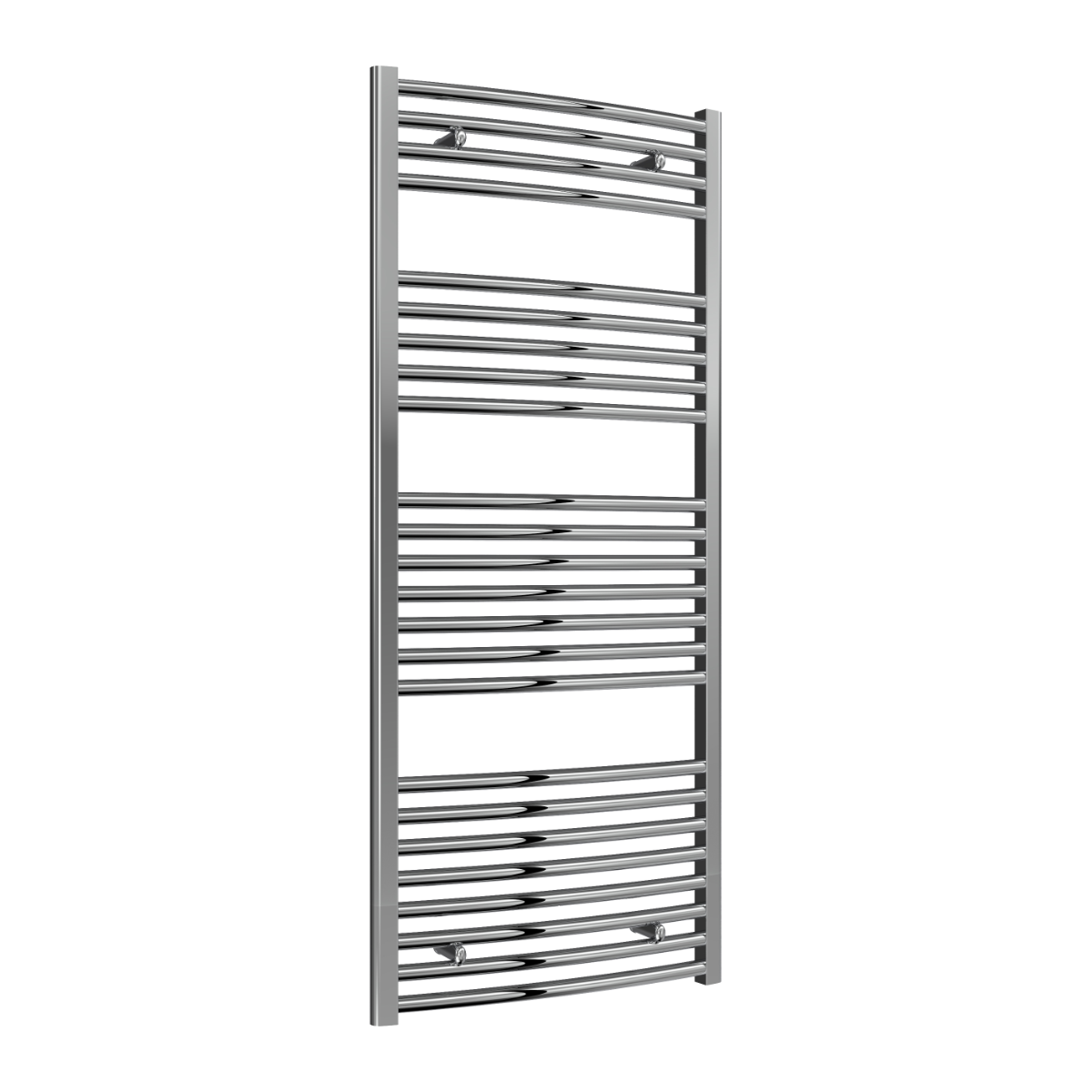 Reina Diva Curved Bathroom Ladder Steel Radiator in Chrome