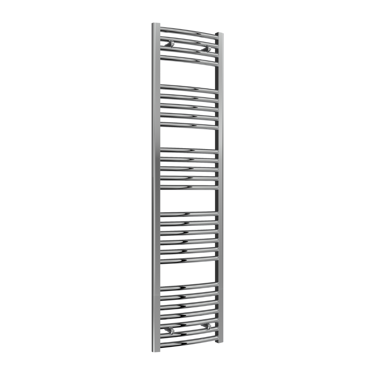 Reina Diva Curved Bathroom Ladder Electric Steel Radiator in Chrome