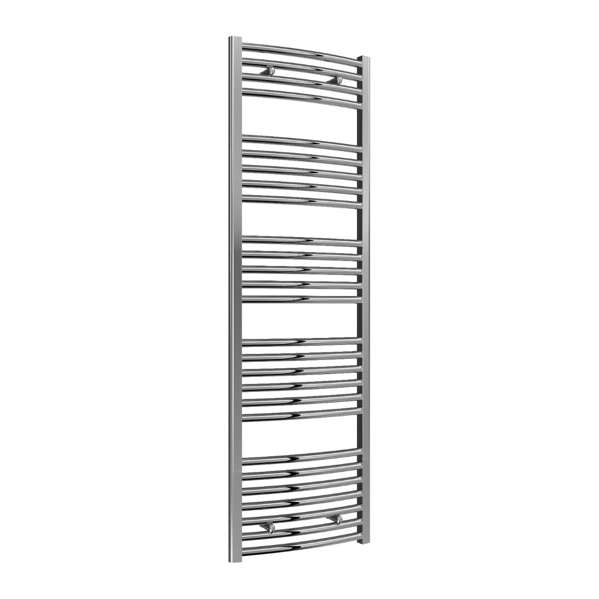 Reina Diva Curved Bathroom Ladder Steel Radiator in Chrome