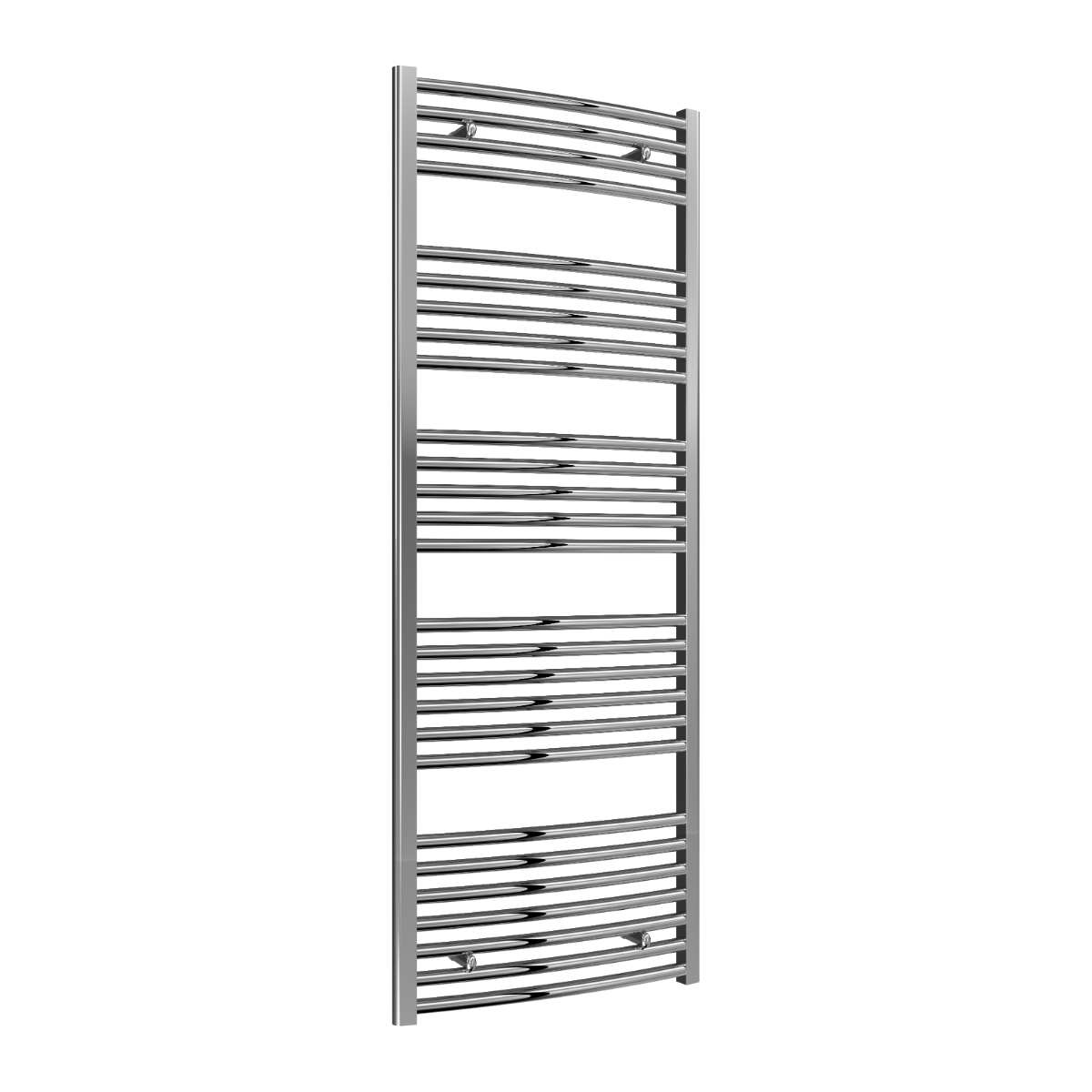 Reina Diva Curved Bathroom Ladder Electric Steel Radiator in Chrome