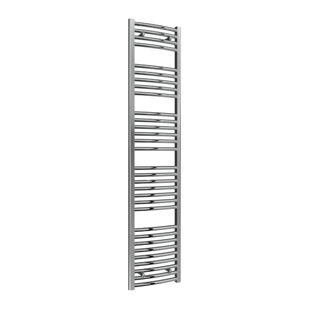Reina Diva Curved Bathroom Ladder Steel Radiator in Chrome