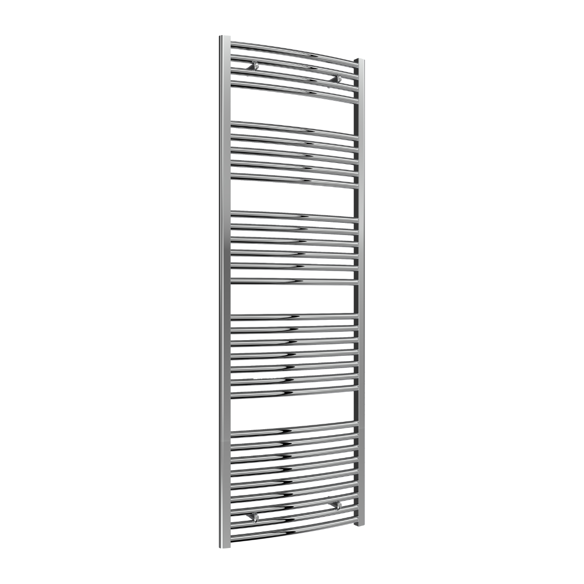 Reina Diva Curved Bathroom Ladder Steel Radiator in Chrome