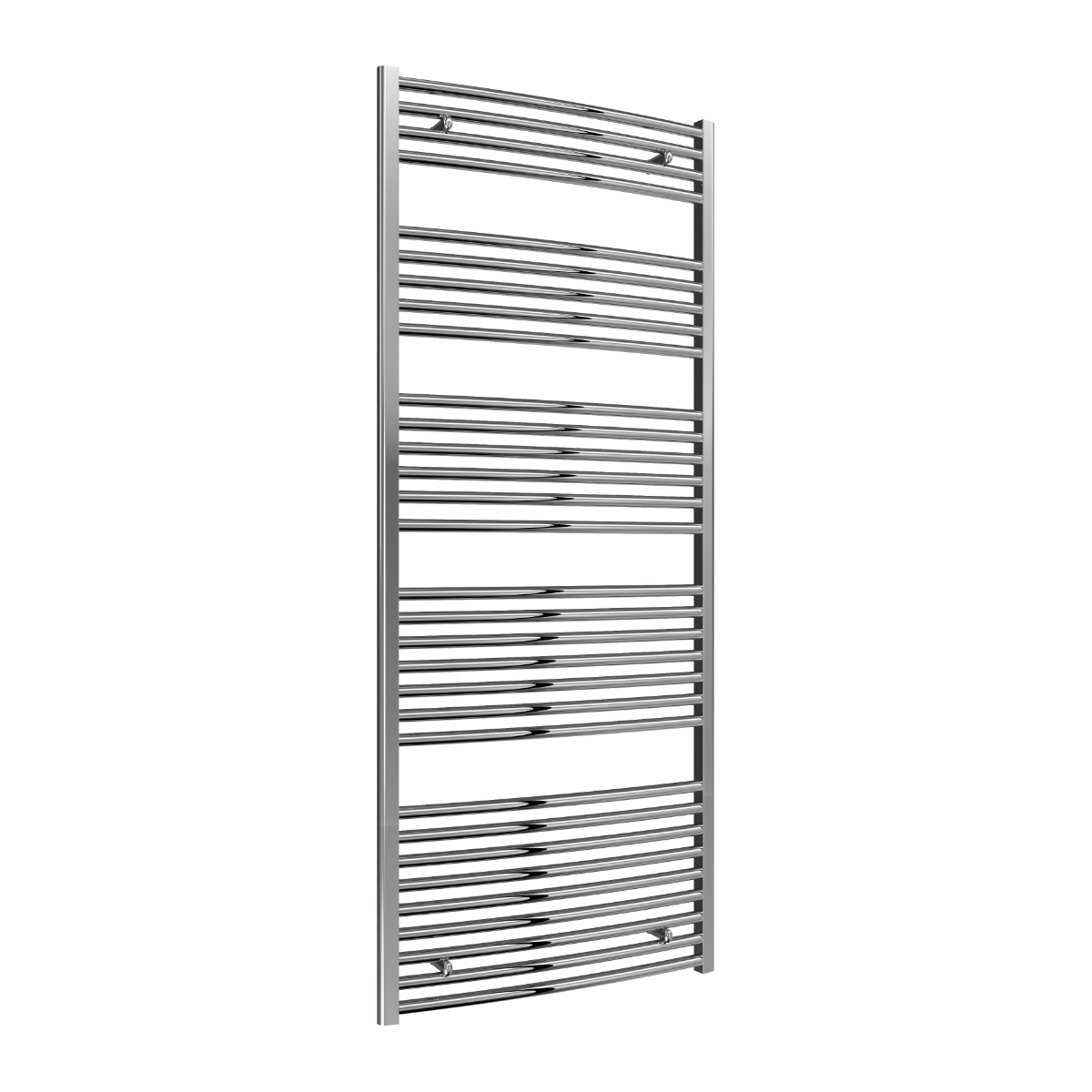 Reina Diva Curved Bathroom Ladder Steel Radiator in Chrome