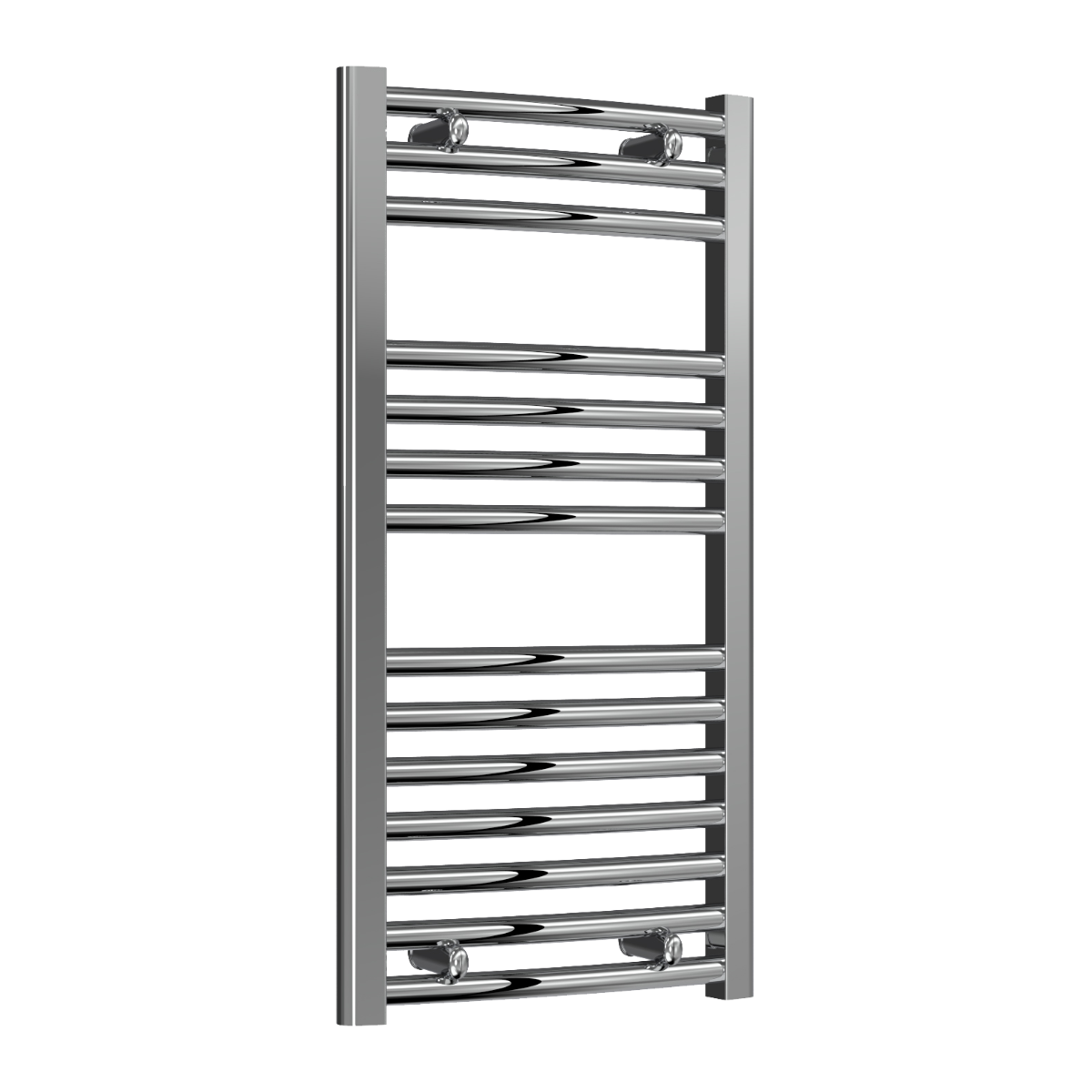 Reina Diva Curved Bathroom Ladder Steel Radiator in Chrome