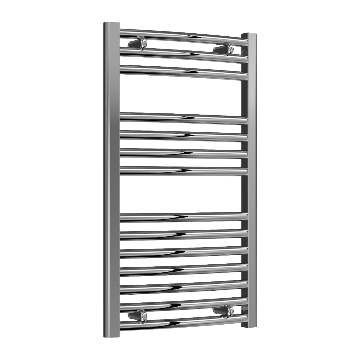 Reina Diva Curved Bathroom Ladder Electric Steel Radiator in Chrome