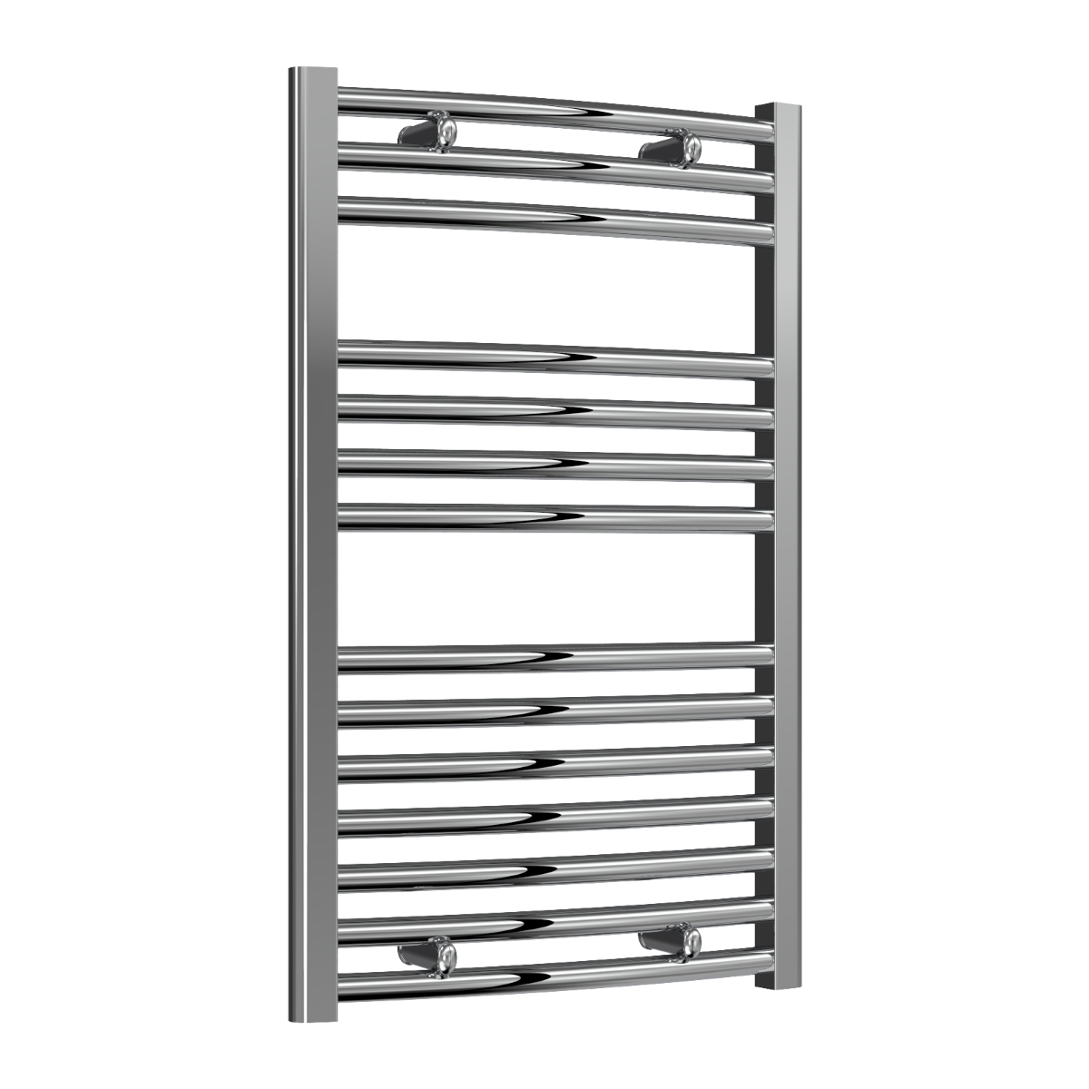 Reina Diva Curved Bathroom Ladder Electric Steel Radiator in Chrome