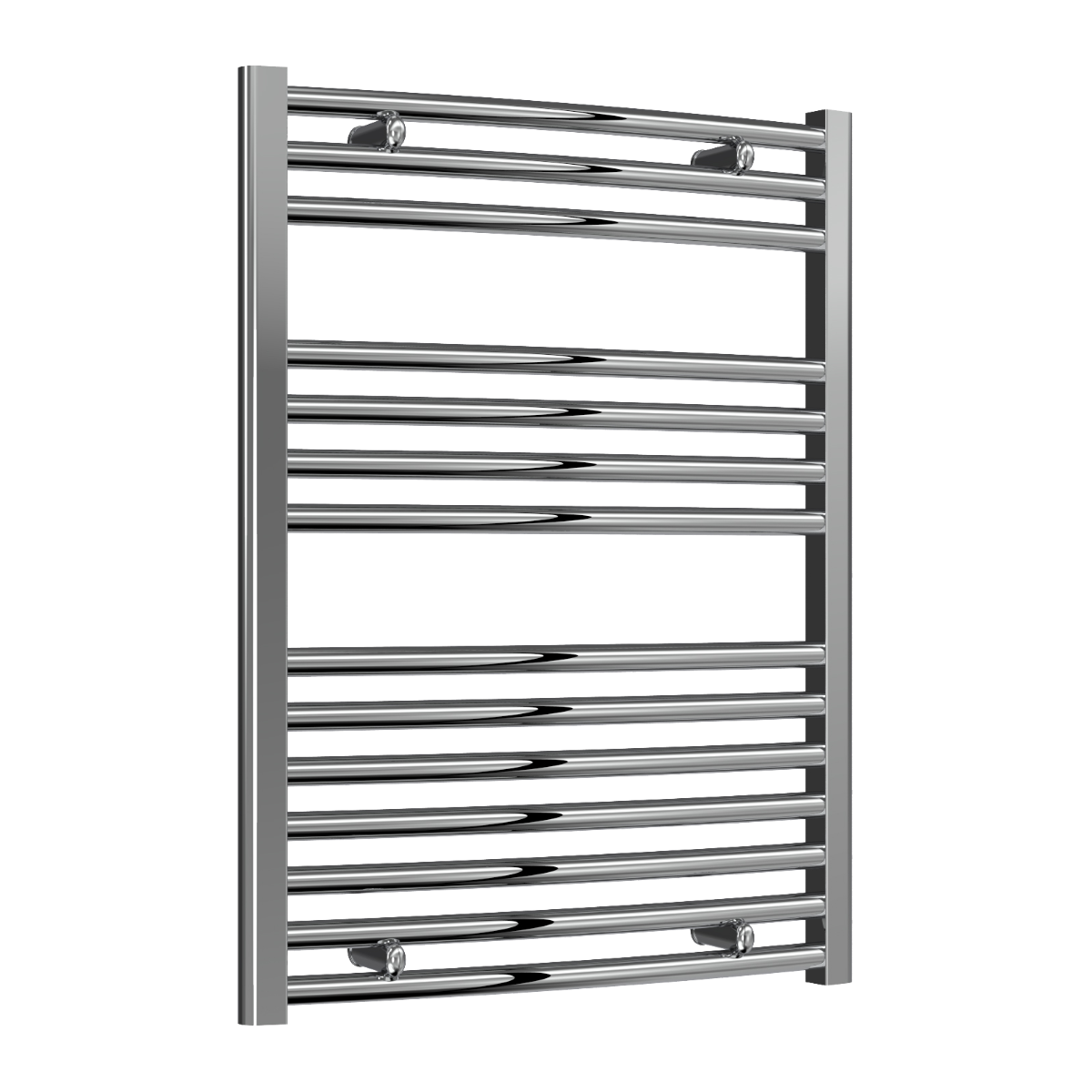 Reina Diva Curved Bathroom Ladder Steel Radiator in Chrome