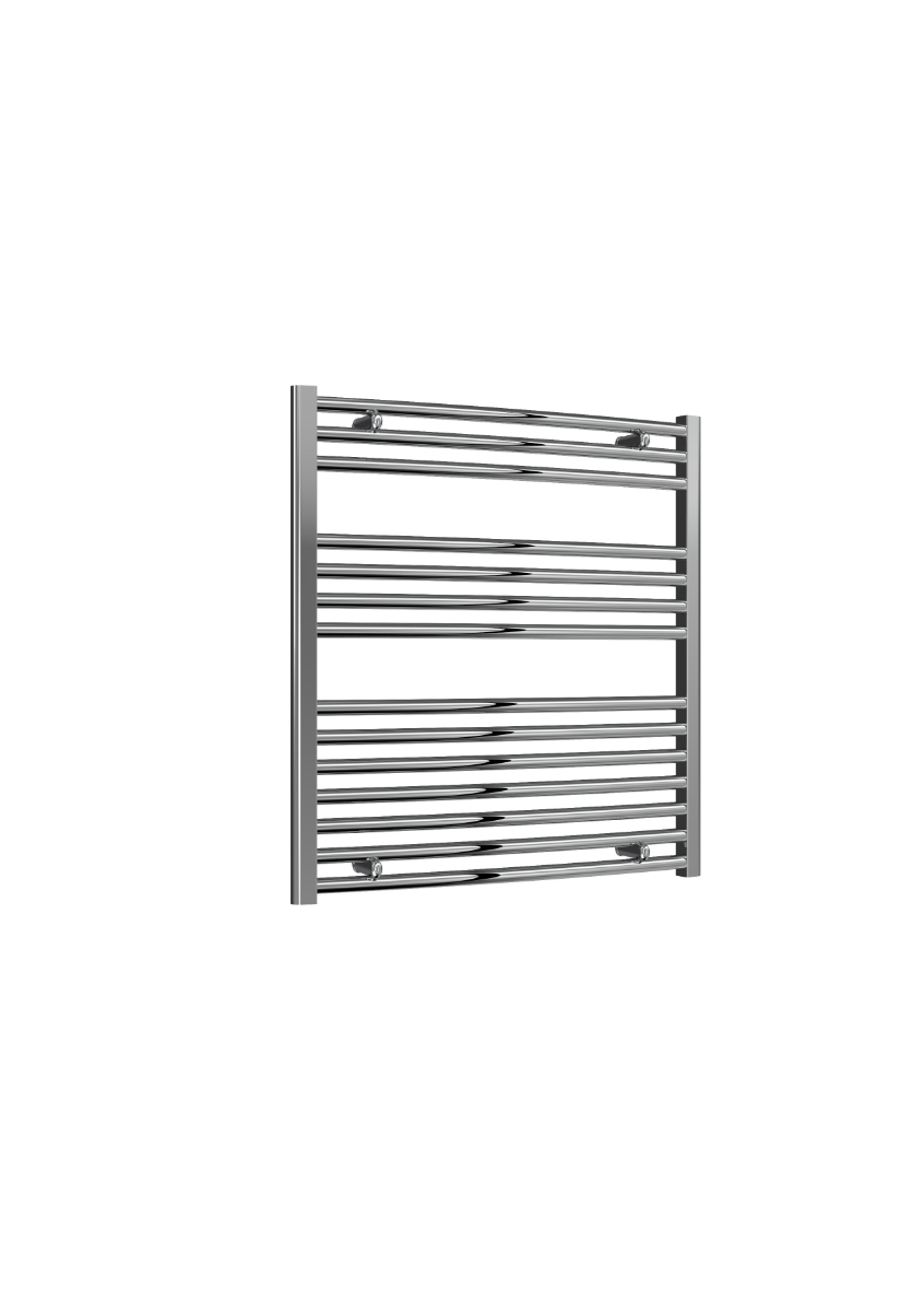 Reina Diva Curved Bathroom Ladder Steel Radiator in Chrome