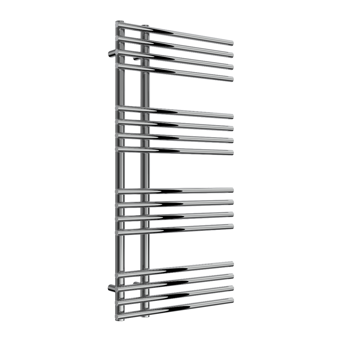 Reina Elisa Chrome Tiered Steel Bathroom Radiator in Chrome
