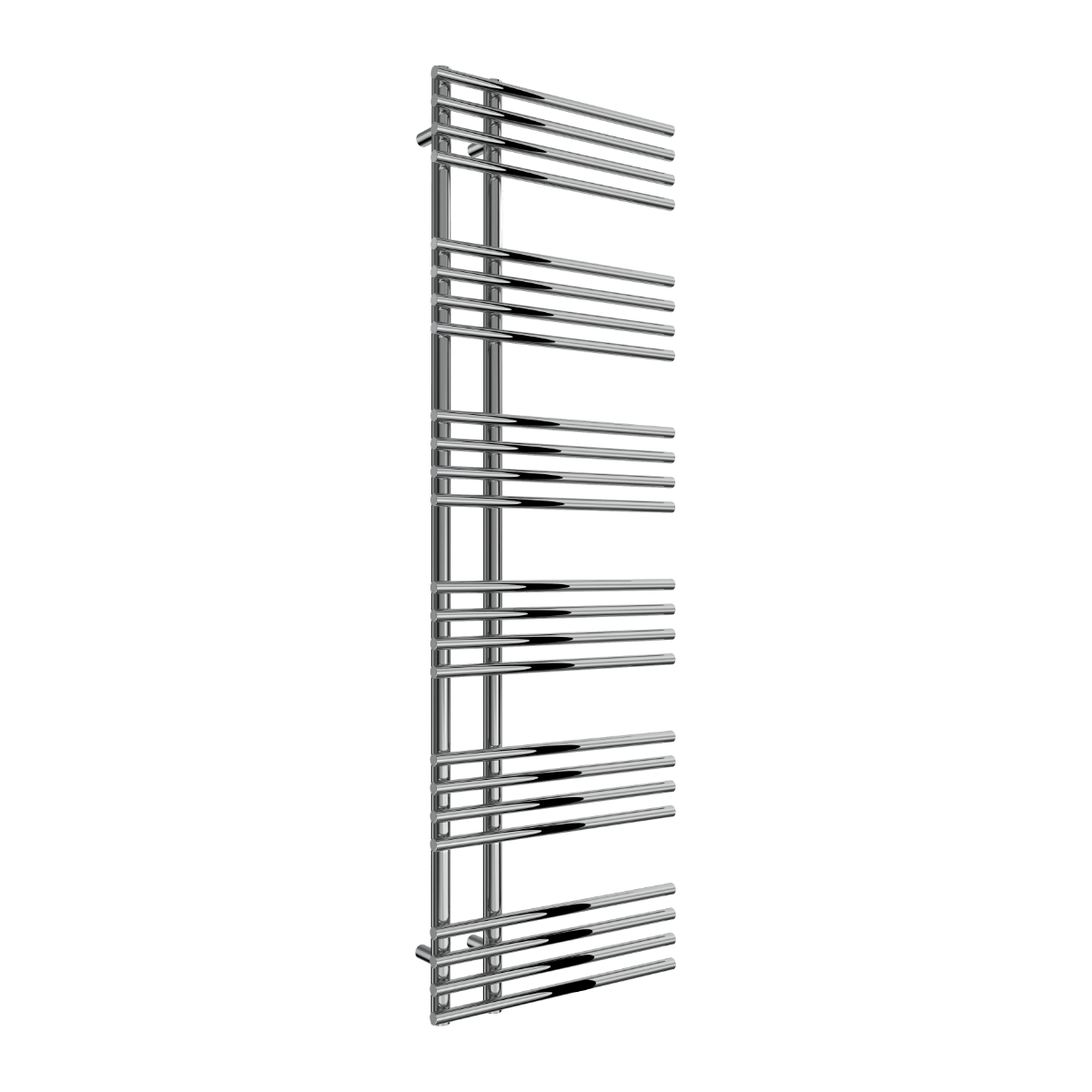 Reina Elisa Chrome Tiered Steel Bathroom Radiator in Chrome