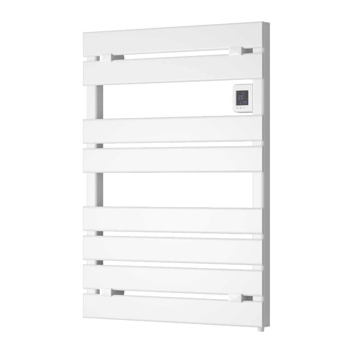 Reina Gia Aluminium Dry Electric Bathroom Radiator | 2 colours, 2 sizes