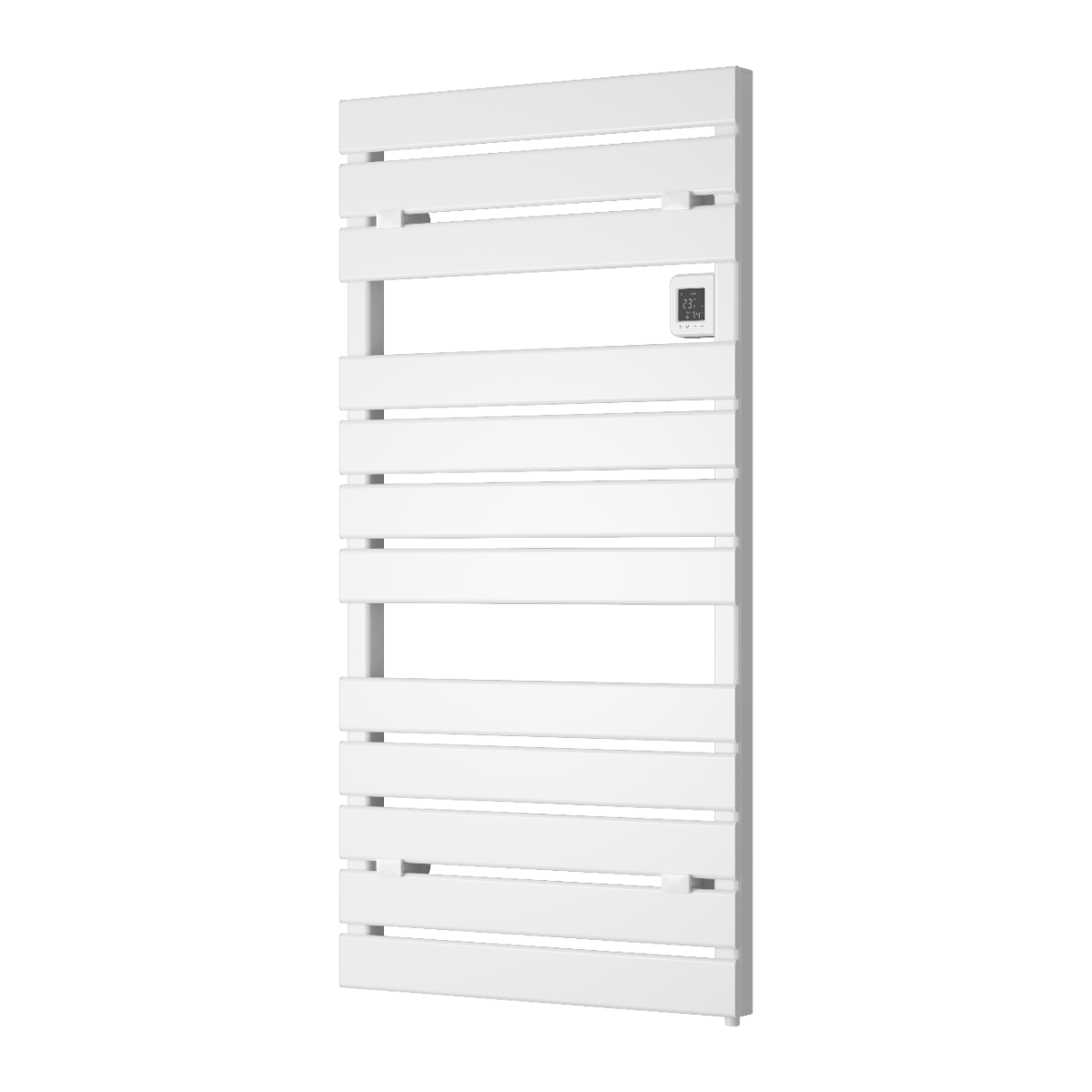 Reina Gia Aluminium Dry Electric Bathroom Radiator in White