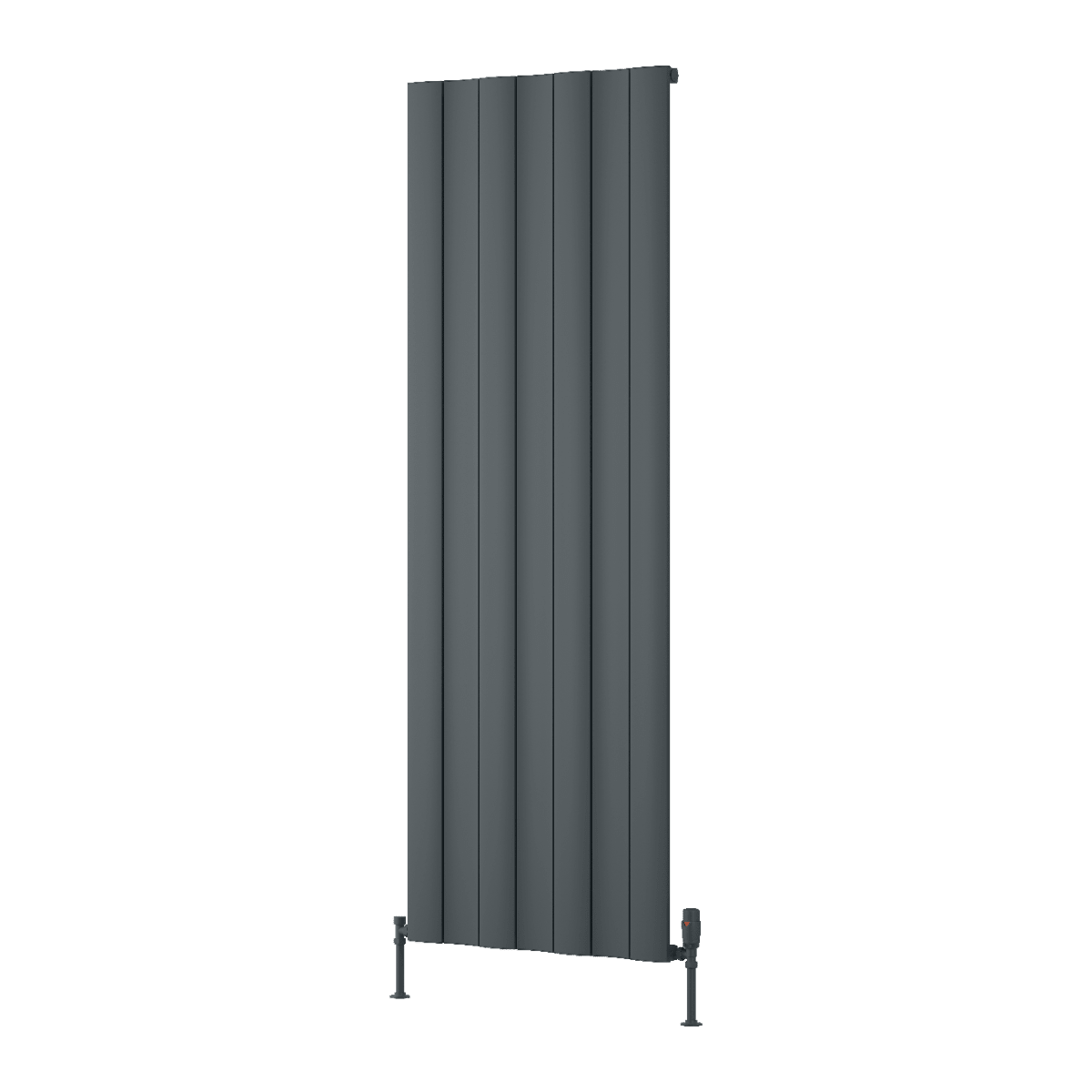 Reina Gio Minimalist Vertical Aluminium Radiator in Double 1800H x 280W